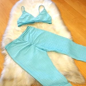 Shein Sexy 2 Pc Ruched Butt Activewear Set